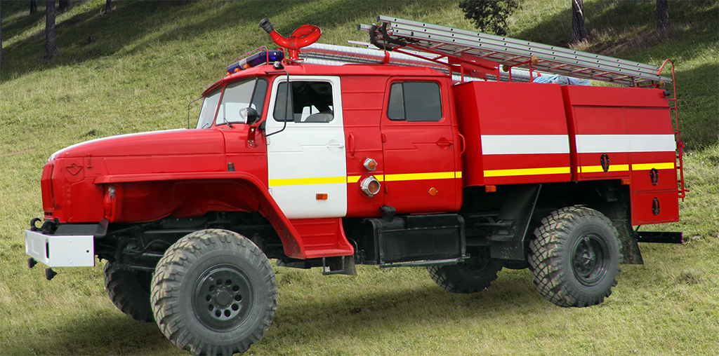 Урал 4320 пожарный АЦ